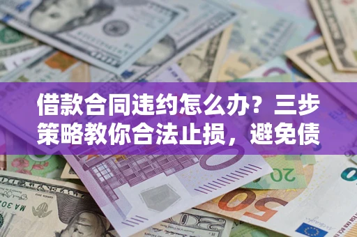 北京借款合同违约怎么办？三步策略教你合法止损，避免债务危机升级