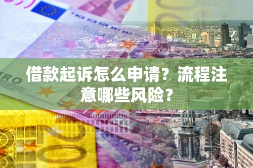 北京借款起诉怎么申请？流程注意哪些风险？