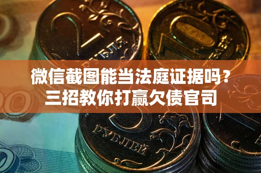 北京微信截图能当法庭证据吗？三招教你打赢欠债官司